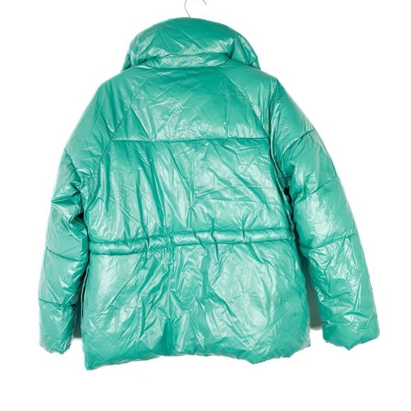 NWT A New Day Water Resistant Puffer Jacket Jade Green Size XL NEW - Picture 12 of 16